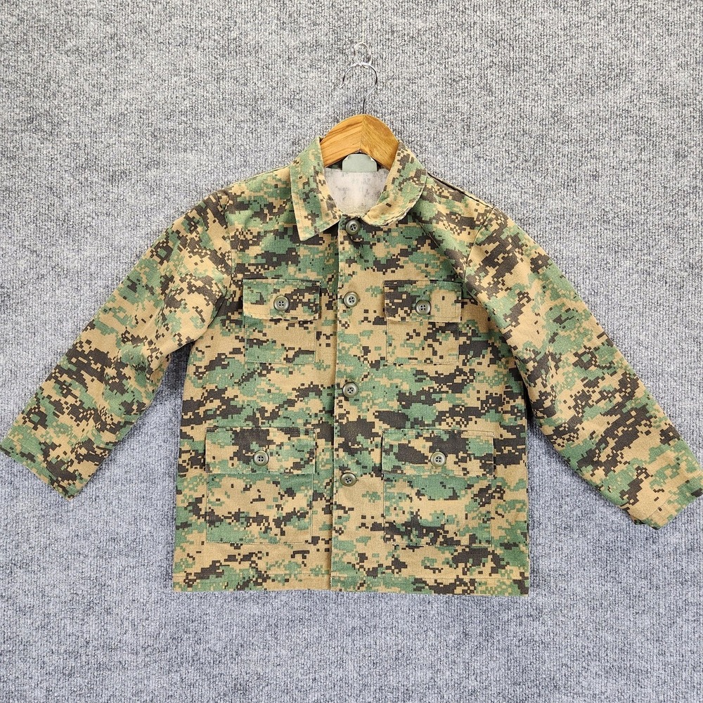 Rothco BDU Shirt Jacket Boys Medium Digital Camo Camouflage Military Tactical